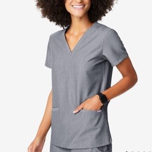 FIGS xs graphite casma 3-pocket scrub top